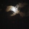 お月さまは雲とお話してる＾＾の画像