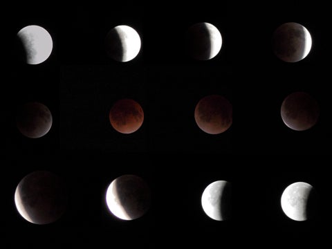 皆既月食-Lunar eclipse-
