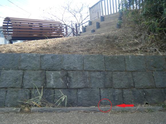 子供達を放射能から守る会 藤沢・放射能測定部-なかむら公園　石積