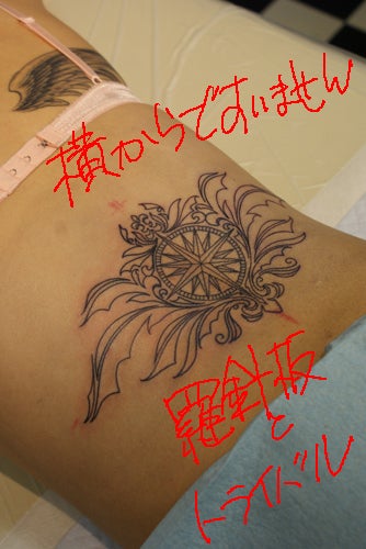 羅針盤のtattooと私事ですが 神戸タトゥー Funky Guns Tattooスタジオの作品紹介