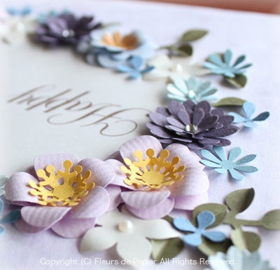 クラフトパンチで花いっぱいのカード | Paper Flowers 〜ペーパー 