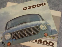 $1959PORSCHE356Aのブログ-1962年マツダＤ2000・Ｄ1500