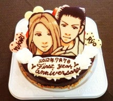 記念日似顔絵ケーキ 手作り菓子トルテのブログ