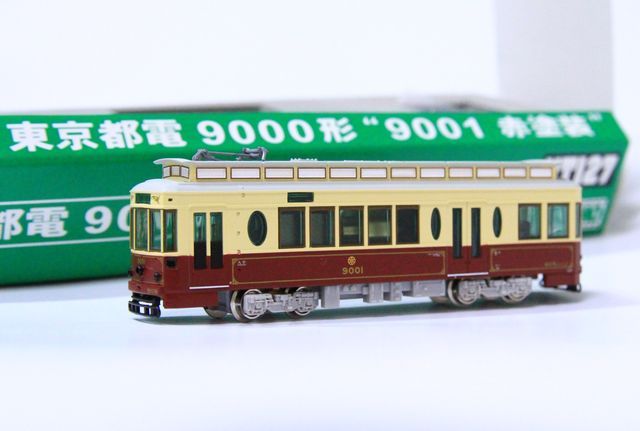 モデモ 東京都電9000形 “9001 赤塗装”(M車) | 渡部史絵（鉄道 