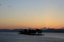 まめなか日記-宍道湖の夕日２