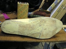 靴と木型の作り方 角材から木型を削りだす方法　