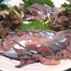 秋刀魚の刺身の画像