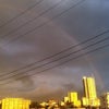 台風とルーシーと…虹の画像