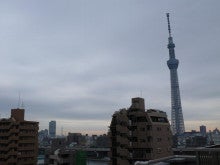 今日の東京スカイツリー 曇り 東京スカイツリー成長記録写真ブログ