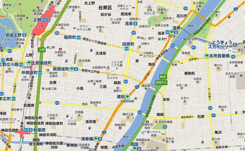 $ＧＩＰＳＹ☆ＴＯＳＨＩ　♭＼(∂_∂)／♯　の「る・る・る♪」　（笑える・学べる・タメになる）-浅草橋地図