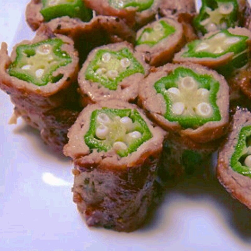 オクラの豚肉巻きの記事画像