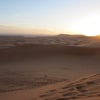 サハラ砂漠の日の出観賞の画像