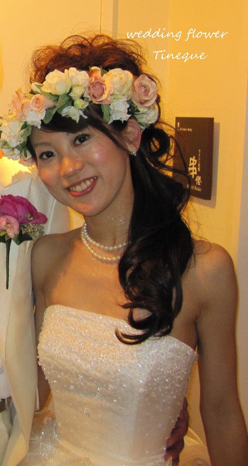 花冠とヘアスタイル 世界一可愛い花嫁になるヒント