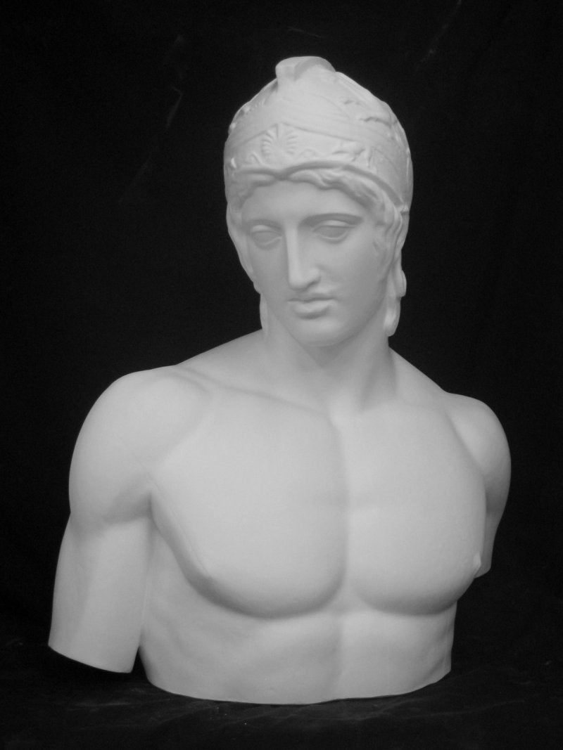 K 123 ボルゲーゼのマルス胸像 台なし きょうの石膏像