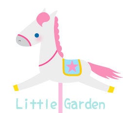 無料年賀状 馬 うまのイラスト 可愛いキャラクター Little Garden