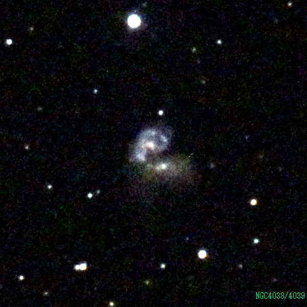 からす座－NGC4038/4039－Antennae Galaxy (触角銀河)、NGC4027
