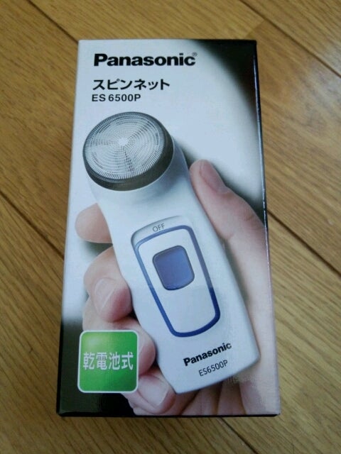 334円 大放出セール パナソニック Panasonic ES6500P-W 白 スピンネット 回転式シェーバー 1枚刃