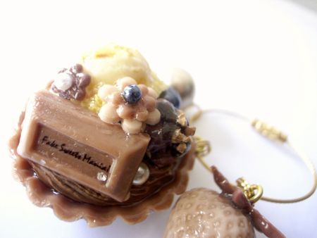 キャラメルアイスのチョコタルト・アップ