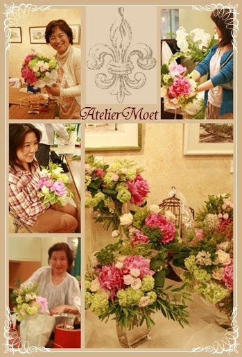 花とすごす暮らし　Flower Arrange Atelier Moet（ｱﾄﾘｴ萌）