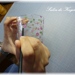 東京 国立市 ポーセラーツ・陶磁器絵付けサロン 『Salon de KAGETORA』-20130702