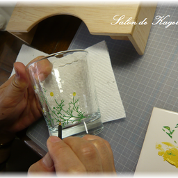 東京 国立市 ポーセラーツ・陶磁器絵付けサロン 『Salon de KAGETORA』-20130702