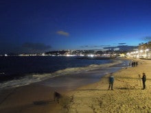 ハプニングスター☆ブログ-夜の海岸