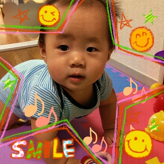 ハイハイ進めたね！
