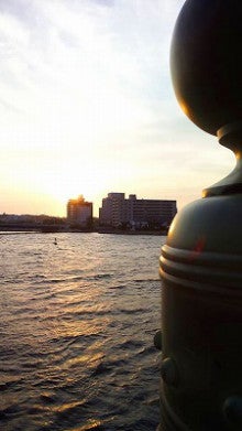 松江市FP不動産コンサルティングが、楽しい住まい・暮らしづくりを応援します！＠濱名毅行（はま８さん）-松江大橋からの夕陽