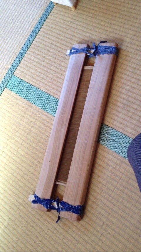 竹筬を補修、組み直し。 | なんだかごちゃごちゃの、鶴の部屋。