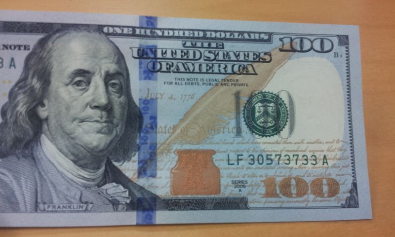 やっと出会えました、新100ドル紙幣!! | さわやかハワイのスタッフ 
