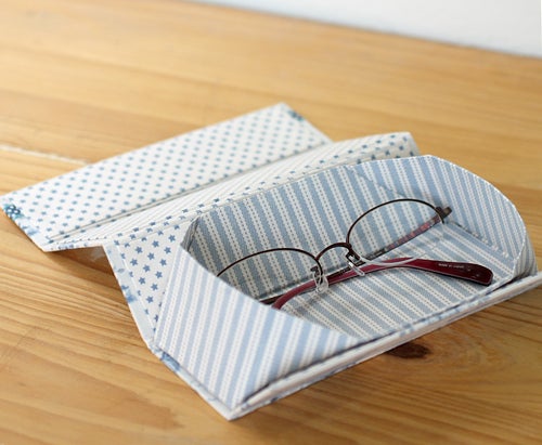 牛乳パック メガネケース 型紙 無料の折り紙画像