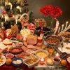 クリスマスの料理の画像