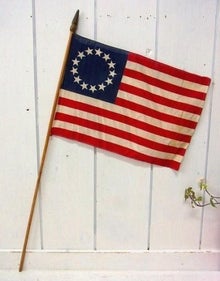 初代アメリカ国旗・13星・ヴィンテージ・ベツィーロス・フラッグ 