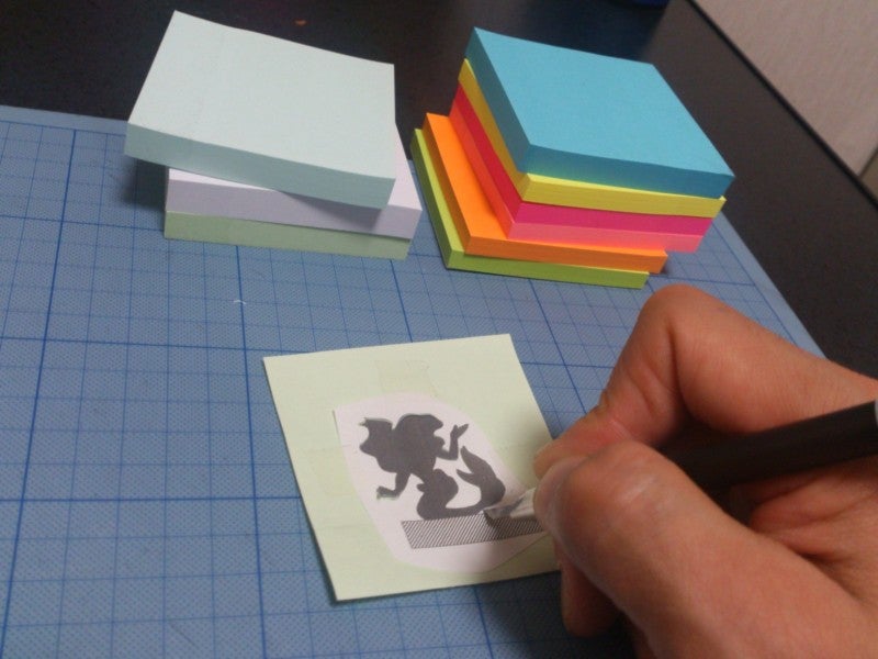 ディズニー付箋切り絵 彡 Kodamaの制作blog ディズニー付箋切り絵 彡 Kodamaの制作blog