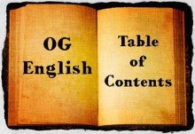 Table Of Contents 目次 Ogのゆる い英会話blog