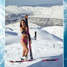 Jacky Chamoun スキー回転　ジャッキーシャムーン　レバノン選手ヌード！　超話題の記事より