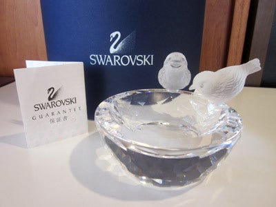 スワロフスキー（Swarovski） 小鳥の水盤 | アウトレット＆リサイクル 