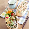 焼き鮭と大葉の玄米混ぜご飯弁当の画像