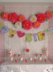 誕生日の飾りつけ 長女14歳編 食空間デコレーション