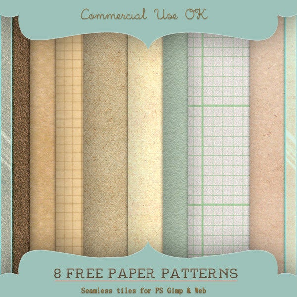 ノートや方眼紙のパターン New Free Paper Patterns 壁紙パターンコレクション