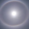 丸い虹の画像