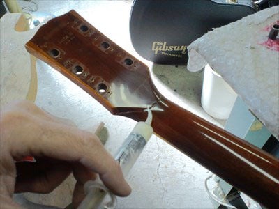 ネック折れ修理例 | ギターワークス ブログ｜ギター工房ならではの情報