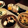掛川食堂 アジ刺身と和食の画像