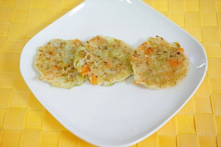 今週の離乳食ストック 米粉のお好み焼き オートミールコロッケ アジのつみれ モグモグパクパク 食いしん坊 サクラ組 今週の離乳食ストック 米粉のお好み焼き オートミールコロッケ アジのつみれ モグモグパクパク 食いしん坊 サクラ組