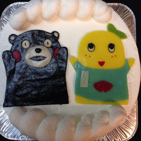 くまモンとふなっしーケーキ 菓の香サプライズケーキ制作実績 サプライズケーキ菓の香公式ブログ