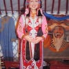 チンギスハンにてモンゴルの民族衣装の画像