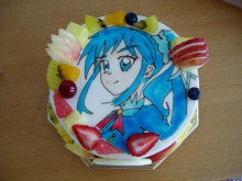 プティアミのキャラクターケーキ アイカツあおいちゃんケーキ ハモニカ姫の日々のブログ