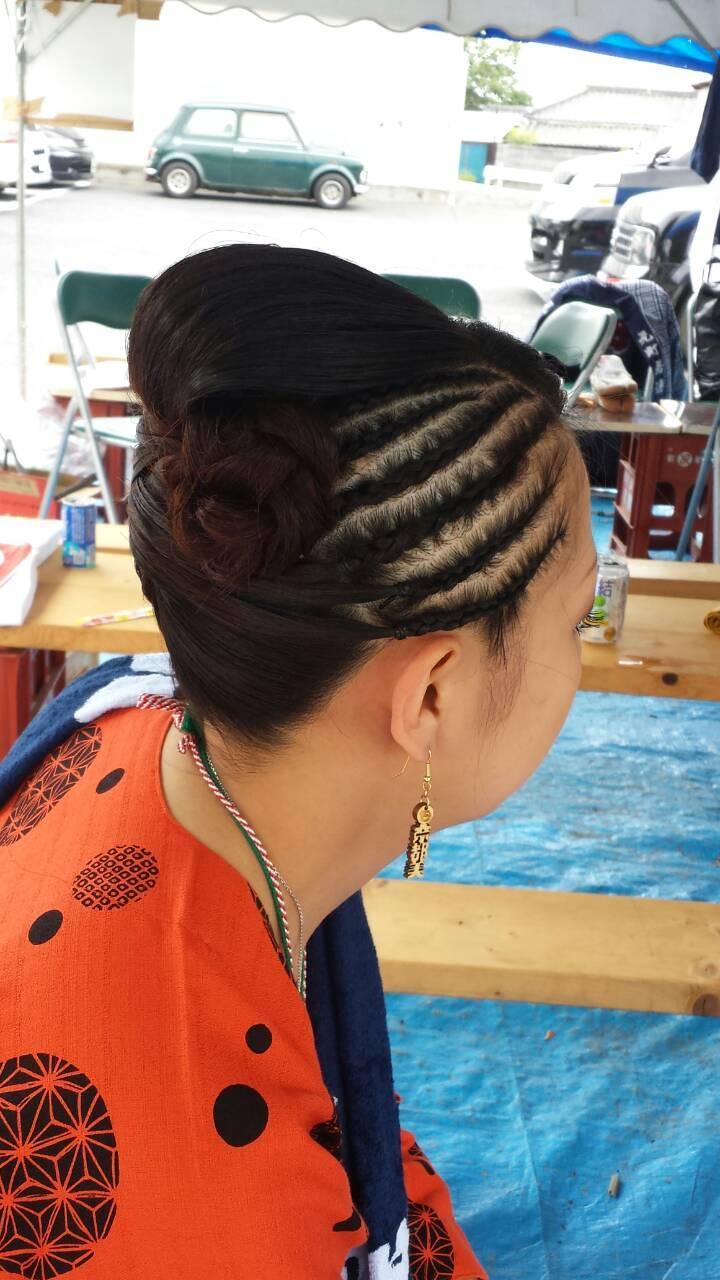 コーンロウ 祭り髪型 Spark Blog