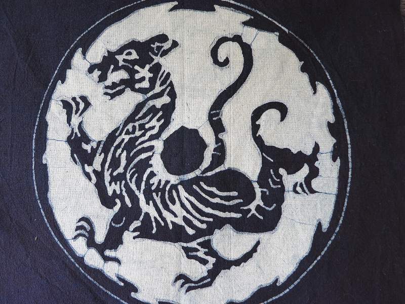 日本でも有名な『白虎』中国伝説の神獣・四神の１つ。中国無形文化遺産 