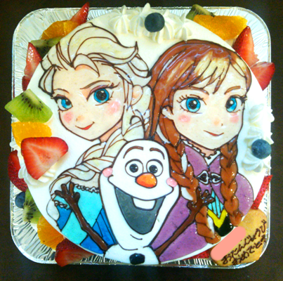 アナと雪の女王デコケーキまとめ カトルセゾン菓子夢 こども喜ぶデコレーションケーキ
